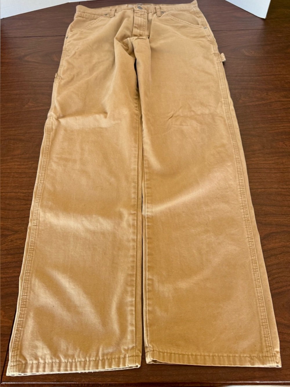 Wrangler Beige Canvas Cargo Pants 32 X 34